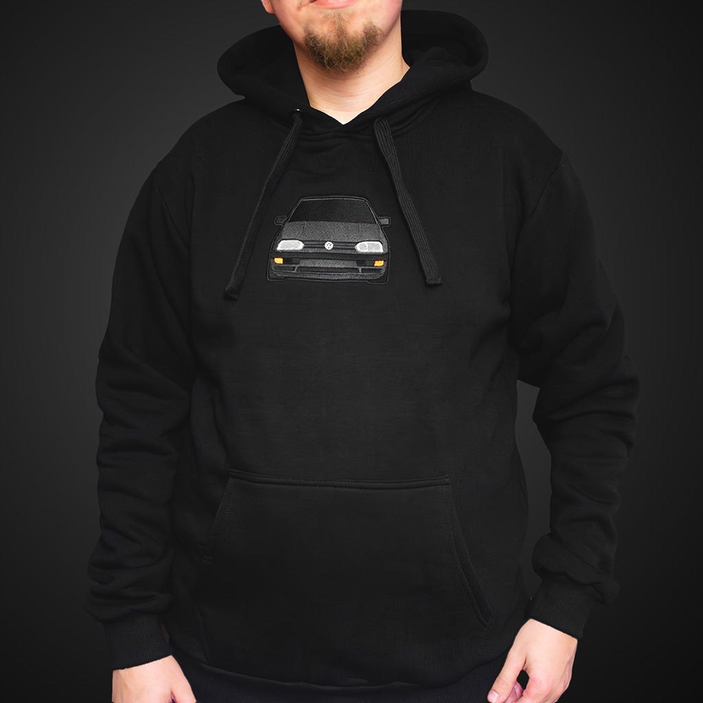 Bluza premium czarna z haftem Twojego samochodu