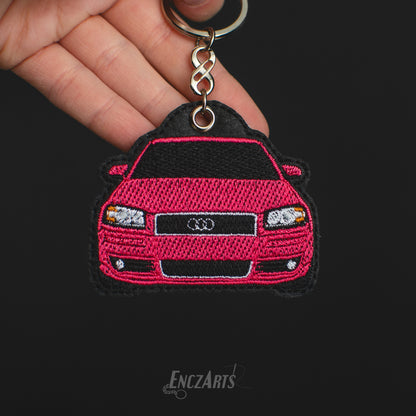 Personalizowany brelok z haftem Audi A38P idealny prezent dla fana motoryzacji 