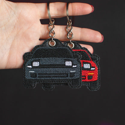 Personalizowany brelok z haftem Celica V idealny prezent dla fana motoryzacji 